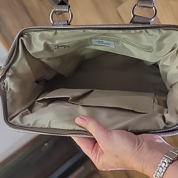 Genna de rossi floral purse with silver metallic look trim Y2K style - Picture 8 of 12